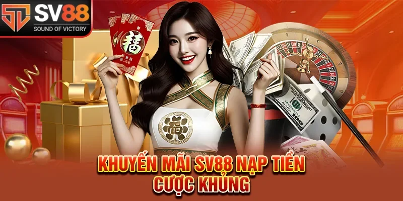 Khuyến mãi SV88 nạp tiền cược khủng